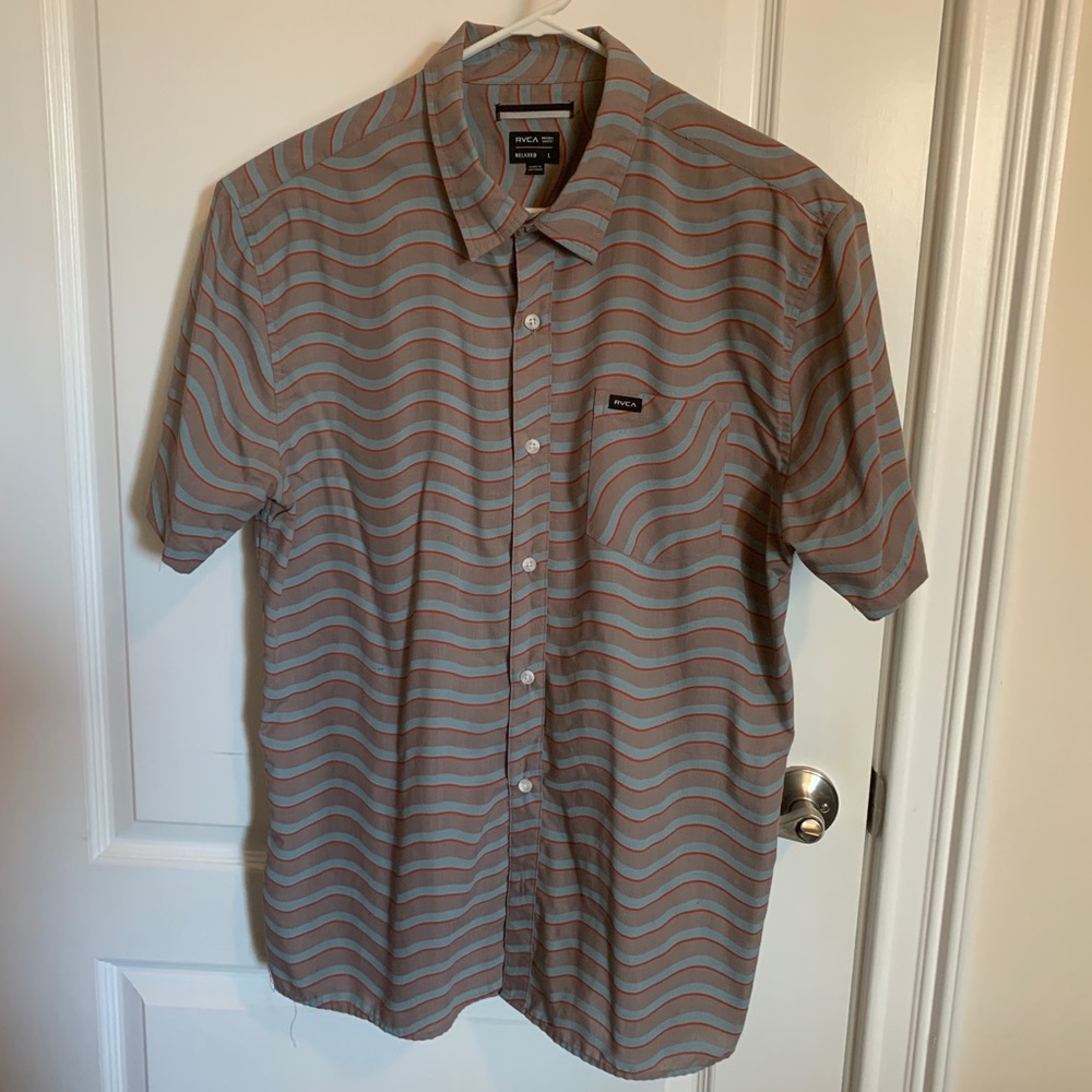 RVCA button down shirt size L